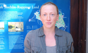 Neue Naturwächterin im Naturpark Stechlin-Ruppiner Land für das Revier Banzendorf - Marlene Hardt © Archiv NP SRL