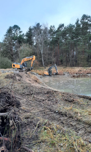 Die Bagger bei der Arbeit © Foto: Bernd Müller