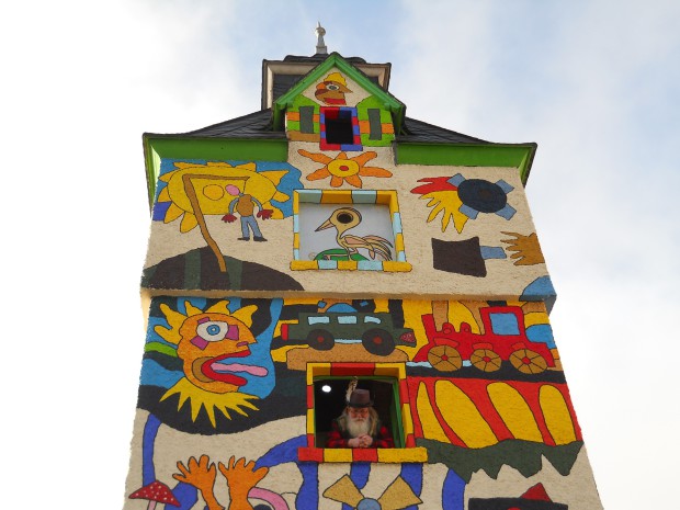 bunter Turm in Wurzbach Foto: Danny Fränkel