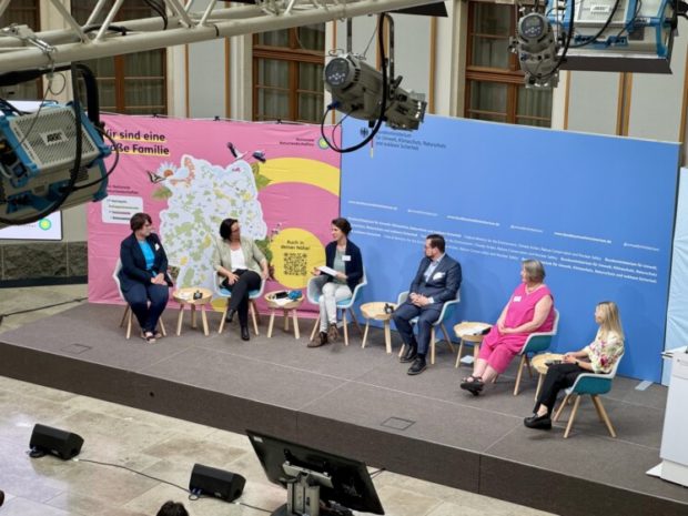 Das Podiumsgespräch. © Jan Wildefeld