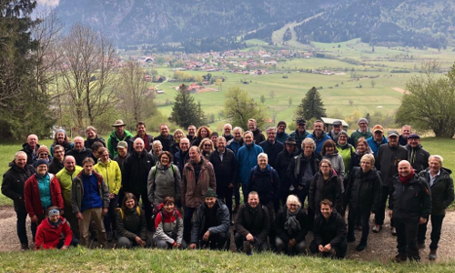 Wanderung auf der Geschäftsführertagung 2019 im Naturpark Ammergauer Alpen - Copyright: Mathias Allgäuer