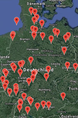 Destinationen auf einen Blick © Katzensprung-