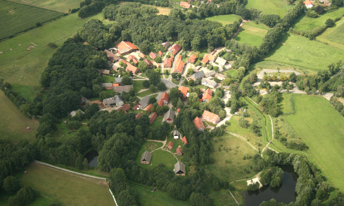 Rundlingsdorf Lübeln aus der Luft © EWT