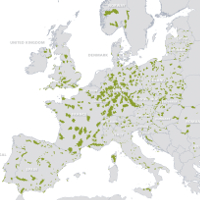 Naturparke in Europa © VDN and the geodata provider in the European states