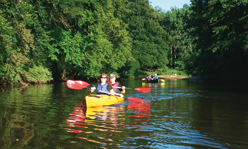 Paddeln Hunteb Paddeln Hunteb Wasserwandern auf der Hunte