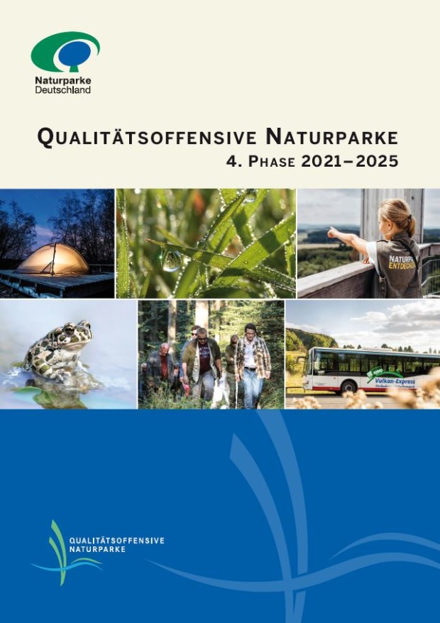 Titel des aktuellen Kriterienkatalogs "Qualitätsoffensive Naturparke" 2020